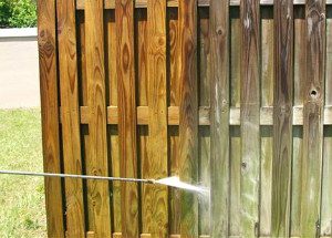 Pressure Fence Cleaning